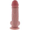 GET REAL - PENE REALÍSTICO DELUXE CON TESTÍCULOS EXTRA GRUESO 23 CM