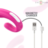 INTENSE - JANET - ESTIMULADOR Y VIBRADOR DOBLE EN FORMA DE U CON CONTROL REMOTO, COLOR ROSA
