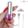 INTENSO - KAREN MINI BALA VIBRADORA RECARGABLE PLATEADA