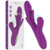 INTENSE - VIBRADOR MULTIFUNCIÓN RECARGABLE ATENEO CON 7 VIBRACIONES, LENGUA OSCILANTE Y SUCCIÓN PÚRPURA