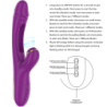 INTENSE - VIBRADOR MULTIFUNCIÓN RECARGABLE ATENEO CON 7 VIBRACIONES, LENGUA OSCILANTE Y SUCCIÓN PÚRPURA