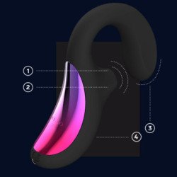 LELO - ENIGMA CRUISE MASAJEADOR SONICO DOBLE ESTIMULACION NEGRO