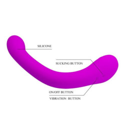 PRETTY LOVE - VIBRADOR Y SUCTOR CLÍTORAL ALEX LILAC