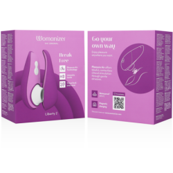 WOMANIZER - LIBERTY 2 ESTIMULADOR & SUCCIONADOR CLÍTORIS VIOLETA