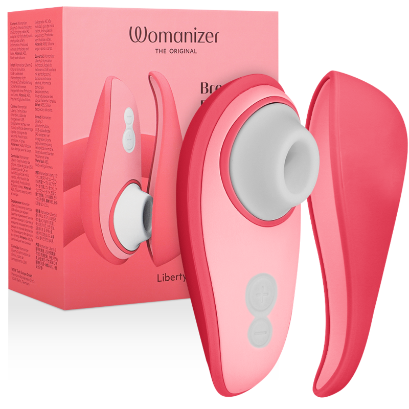 WOMANIZER - LIBERTY 2 ESTIMULADOR Y SUCCIÓN DE CLÍTORIS ROSA