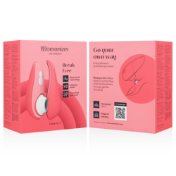 WOMANIZER - LIBERTY 2 ESTIMULADOR Y SUCCIÓN DE CLÍTORIS ROSA