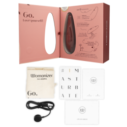 WOMANIZER - ESTIMULADOR CLITORAL CLÁSICO 2 DE BURDEOS