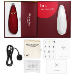 WOMANIZER - PREMIUM 2 ESTIMULADOR CLITORAL BORDEAUX