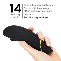 WOMANIZER - ESTIMULADOR CLITORAL PREMIUM 2 NEGRO