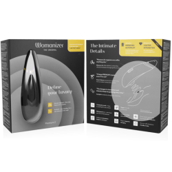 WOMANIZER - ESTIMULADOR CLITORAL PREMIUM 2 NEGRO