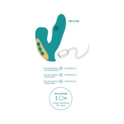 XOCOON - ESTIMULADOR DE VIBRACIONES DE AMOR ETERNO VERDE