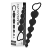 BLACK&SILVER - MILA ANAL CADENA DE CORAZONES 18 CM