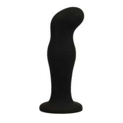 BLACK&SILVER - Tapón anal de silicona premium Sean Tap de silicona negra