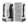 BLACK&SILVER - Tapón anal de silicona premium Sean Tap de silicona negra