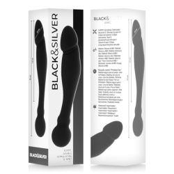 BLACK&SILVER - DILDO ESTIMULANTE KARL G-POINT DE 18 CM