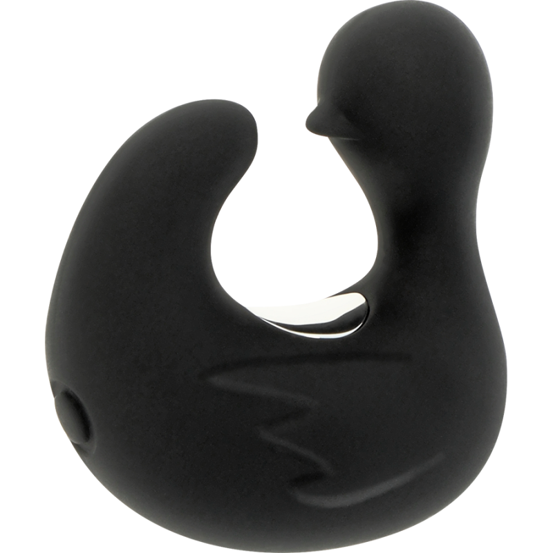 BLACK&SILVER - DUCKYMANIA DEDAL RECARGABLE DE SILICONA PARA ESTIMULAR PATO