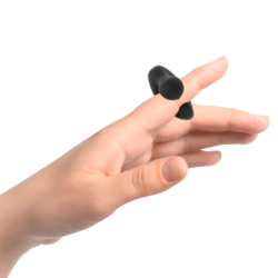 BLACK&SILVER - DUCKYMANIA DEDAL RECARGABLE DE SILICONA PARA ESTIMULAR PATO