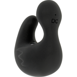 BLACK&SILVER - DUCKYMANIA DEDAL RECARGABLE DE SILICONA PARA ESTIMULAR PATO