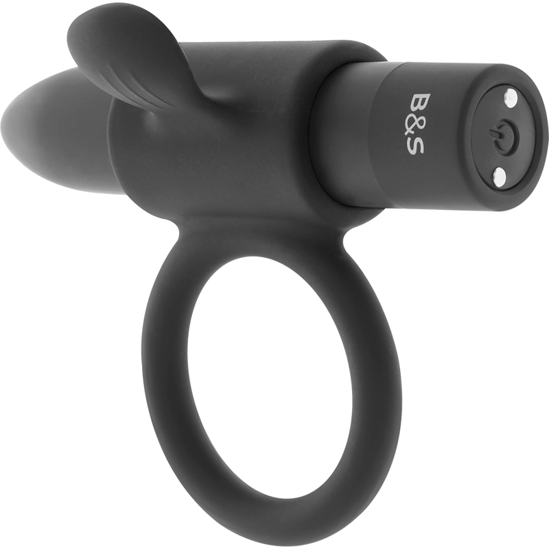 BLACK&SILVER - ANILLO RECARGABLE CAMERON BLACK