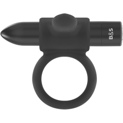 BLACK&SILVER - ANILLO RECARGABLE CAMERON BLACK