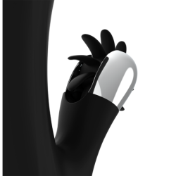 BLACK&SILVER - VIBRADOR CONEJO JOHNNY