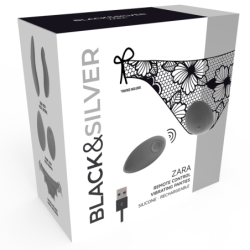 BLACK&SILVER - ESTIMULADOR CON CONTROL REMOTO DE ZARA CON BRAGUITA DE REGALO