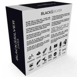 BLACK&SILVER - ESTIMULADOR CON CONTROL REMOTO DE ZARA CON BRAGUITA DE REGALO