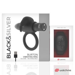 BLACK&SILVER - ANILLO PARA EL CUELLO CON CONTROL REMOTO BURTON WATCHME