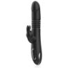 BLACK&SILVER - VIBRADOR KENJI UP & DOWN CONEJO + CONTROL REMOTO WATCHME