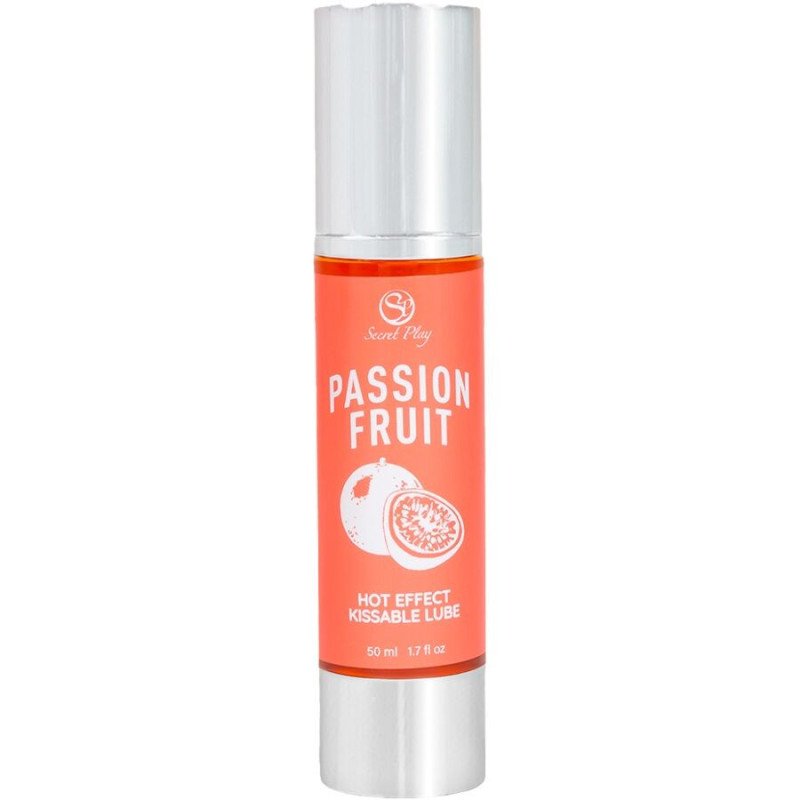 SECRETPLAY - LUBRICANTE EFECTO CALOR FRUTA DE LA PASIÓN 50 ML