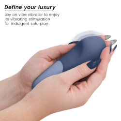 WOMANIZER - VIBRADOR SILENCIOSO VIBE LAY-ON AZUL OSCURO