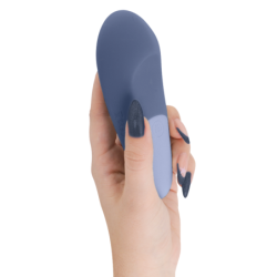 WOMANIZER - VIBRADOR SILENCIOSO VIBE LAY-ON AZUL OSCURO