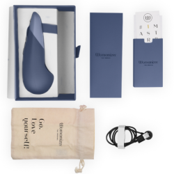 WOMANIZER - VIBRADOR SILENCIOSO VIBE LAY-ON AZUL OSCURO