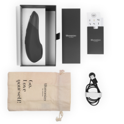 WOMANIZER - ESTIMULADOR CLITORIAL NEGRO