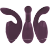 WOMANIZER - DUO NEXT ESTIMULADOR DOBLE DE CLITORAL Y PUNTO G MORADO OSCURO