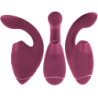 WOMANIZER - DUO NEXT ESTIMULADOR DOBLE DE CLITORAL Y PUNTO G ROSA OSCURO