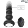 JUGUETES PARA ADICTOS - TAPÓN ANAL VIBRATORIO CON EMPUJE, LUZ LED Y CONTROL REMOTO