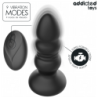 JUGUETES PARA ADICTOS - TAPÓN ANAL VIBRATORIO CON EMPUJE, LUZ LED Y CONTROL REMOTO
