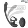 JUGUETES PARA ADICTOS - TAPÓN ANAL CON VIBRACIÓN Y ONDULACIÓN DE 360º Y ESTIMULADOR DE TESTÍCULOS