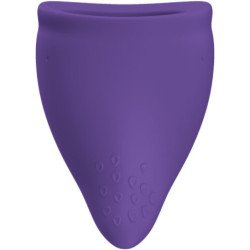 FUN FACTORY - COPA MENSTRUAL DIVERTIDA TALLA A GROSELLA NEGRA