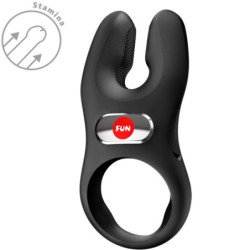 FUN FACTORY - NOS PRO ANILLO VIBRADOR PENE NEGRO