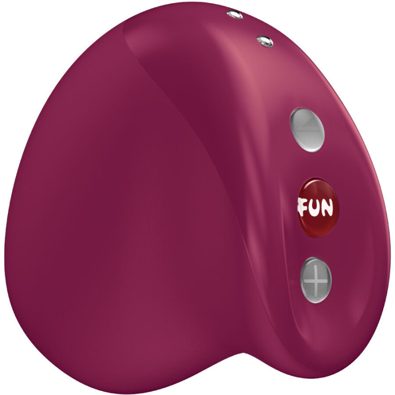 FUN FACTORY - VIBRADOR DE PULSO DE AIRE MEA ROJO VINO