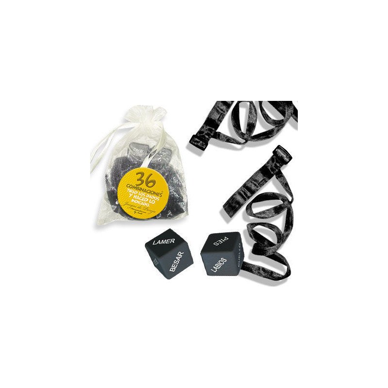 INEDIT - BOLSO DE KIT CON CORDONES DE ORGANZA NEGROS
