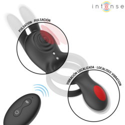 INTENSO - ANILLO DE DOBLE VIBRACIÓN QUINN CON CONTROL REMOTO