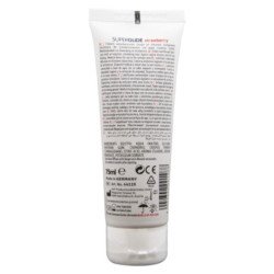 HOT - SUPERGLIDE LUBRICANTE COMESTIBLE A BASE DE AGUA CON SABOR A FRESA 75 ML