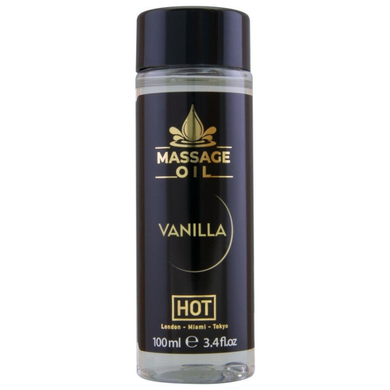 HOT - ACEITE DE MASAJE  CON SABOR A VAINILLA 100 ML