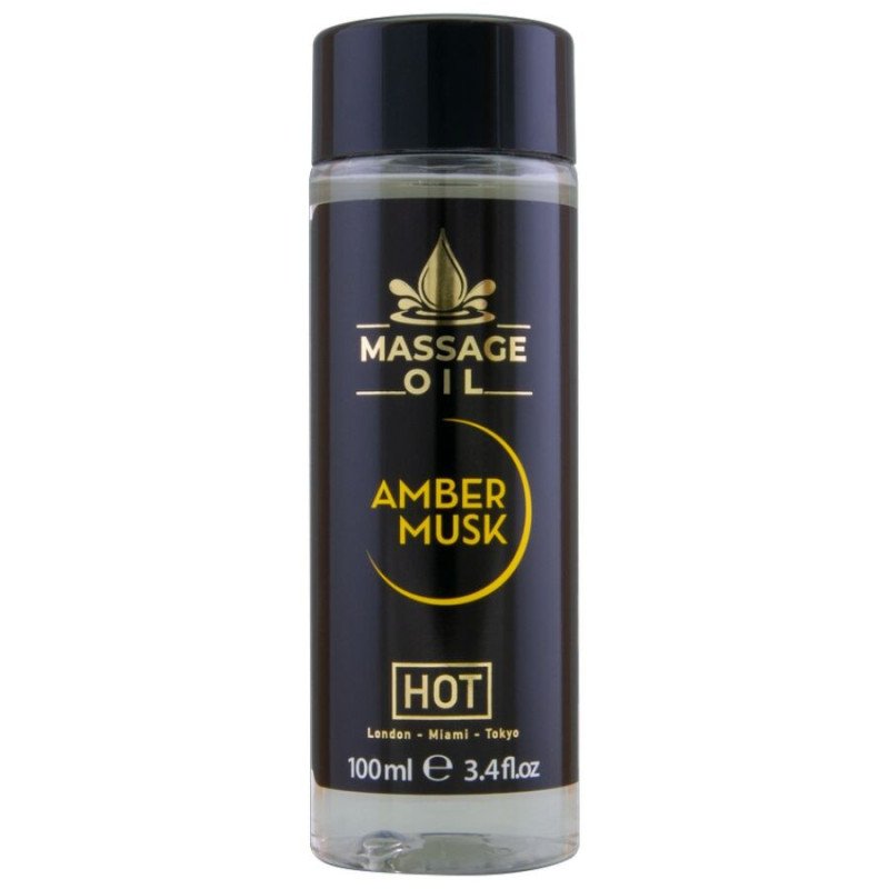 ACEITE DE MASAJE CALIENTE ÁMBAR Y ALMIZCLE 100 ML