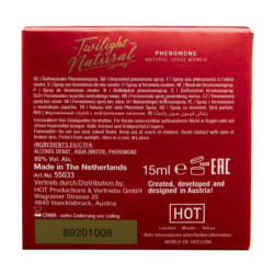 HOT - FEROMONA CREPÚSCULO NATURAL PARA MUJERES 15 ML