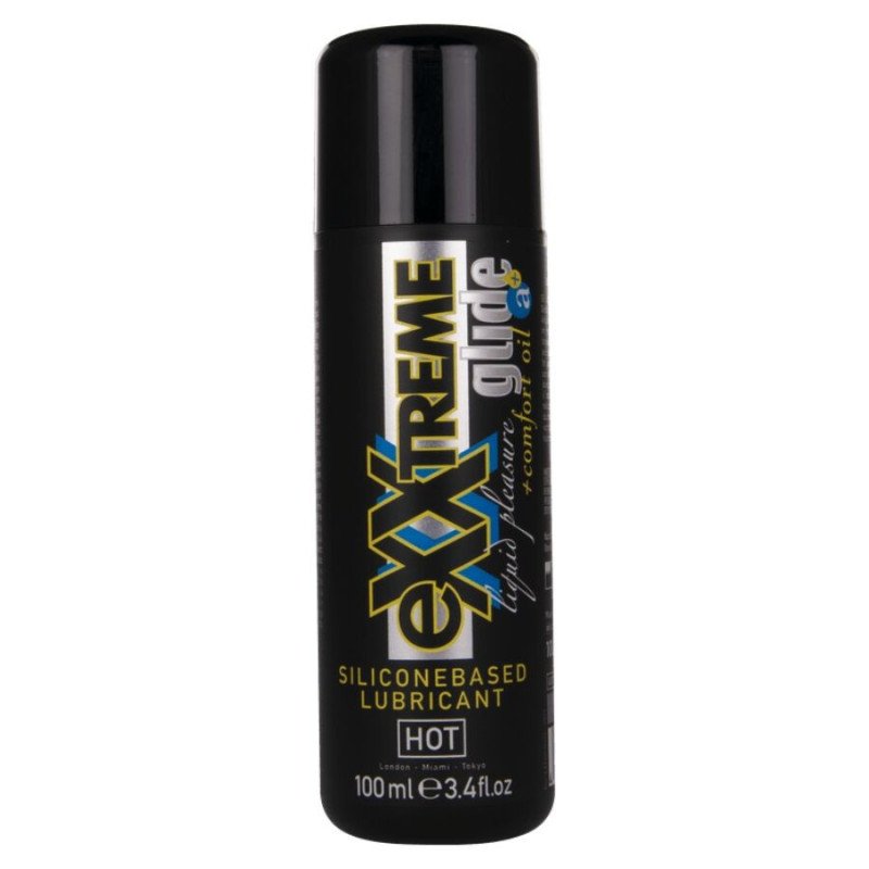 CALIENTE - LUBRICANTE A BASE DE SILICONA EXTREMA DESLIZAMIENTO + ACEITE DE CONFORT A+ 100 ML