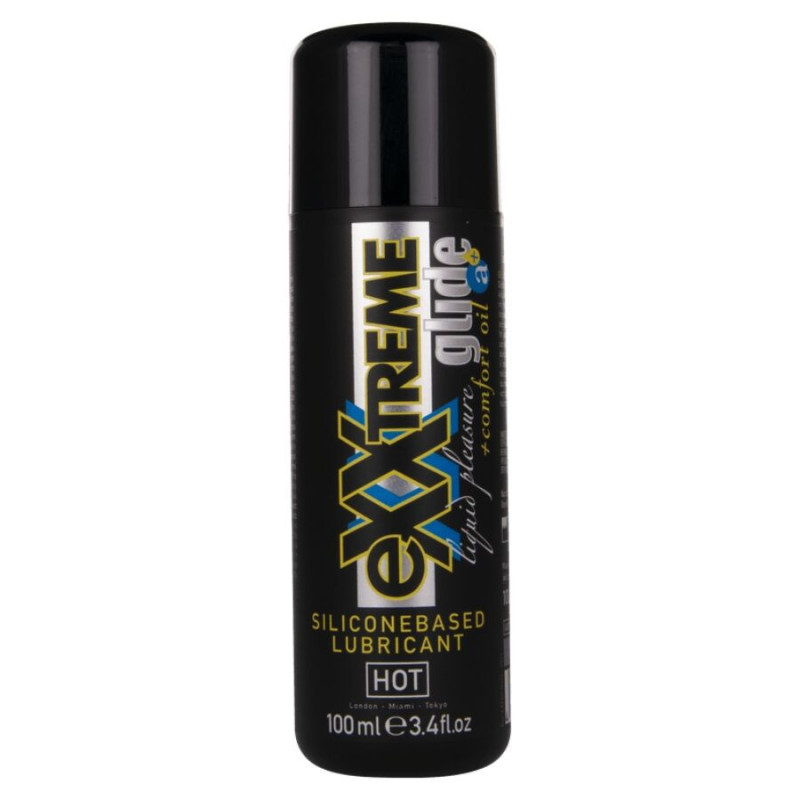 HOT - LUBRICANTE A BASE DE SILICONA EXTREMA DESLIZAMIENTO + ACEITE DE CONFORT A+ 100 ML
